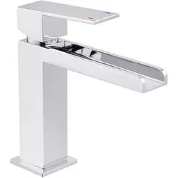 Змішувач для раковини з каскадним виливом Ibergrif M11008 CV028457 Хром