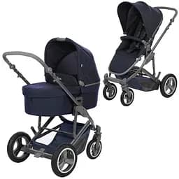 Універсальна коляска 2 в 1 ABC Design Catania 4 Air Woven Navy синя (61412/811)
