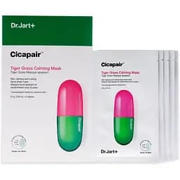 Маска для обличчя Dr.Jart+ Cicapair Tiger Grass, 120 г (5 шт. по 24 г)