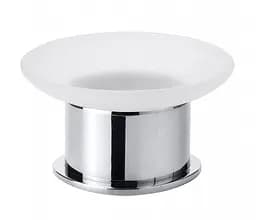 Мильниця Bemeta Omega вільностояча скляна 138108191, Білий