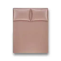 Простыня на резинке с наволочкой Penelope Laura dusty rose, 200х100+70х50 см, хлопок, розовый (svt-2000022278164)