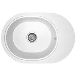 Мийка кухонна Valetti 62N гранітна 620х430 мм біла