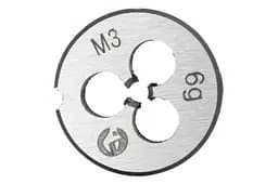 Плашка ручна кругла метрична Intertool M3 х 0.5 - мініатюра 2