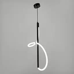 Чорний підвіс із неоном 80 см 35 Вт | Арт. CU 22N/800 BK | Line F