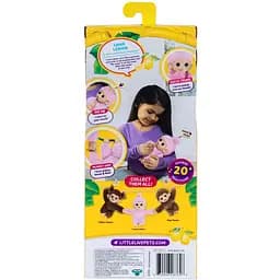 Інтерактивна іграшка Moose Little Live Pets Мавпеня Луна Лемон рожева (26764) - мініатюра 5