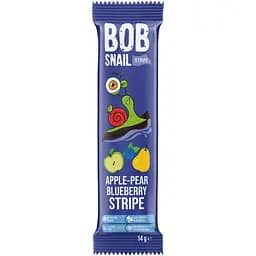 Цукерка фруктово-ягідна Bob Snail Яблучно-Грушево-Чорничний страйп 84 г (6 шт. х 14 г) - мініатюра 2