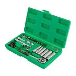 Набор инструментов в кейсе 36 шт. 10 торцевых головок 1/4" Intertool ET-6036SP