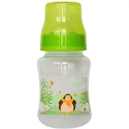 Бутылочка для кормления Курносики с широким горлышком 250 мл салатовая (7006 сал)