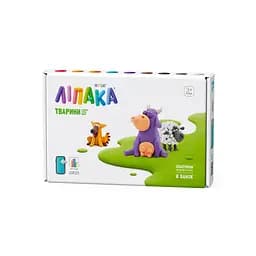 Набор самозатвердевающего пластилина Липака Коровка, песик и овечка (60024-UA01)