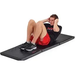 Мат гімнастичний твердий York Fitness 5см чорний - мініатюра 3