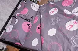 Набір наволочок Moon&Star Бязь Gold Люкс Mauve Cats 60х60 см 2 шт - мініатюра 3