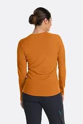 Жіноча футболка Rab Syncrino Base LS Tee Womens 8 Помаранчевий - мініатюра 3
