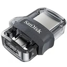 USB флеш накопичувач SanDisk 64GB Ultra Dual Black USB 3.0 OTG (SDDD3-064G-G46) - мініатюра 4