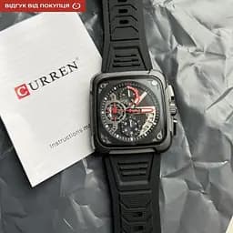 Чоловічий наручний годинник Curren Active (Чорний) - мініатюра 5