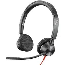 Навушники Poly Blackwire 3325-M USB-A/USB-C Black (8X222AA)