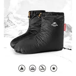 Черевики на гусячому пуху Naturehike NH18S023-T, розмір М, чорні - мініатюра 3
