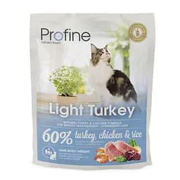 Сухой корм для кошек с лишним весом Profine Cat Light, с индейкой и курицей, 300 г