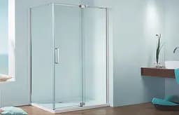Душова кабіна без піддону Koer SR SC02-100x80x200-TR-01 прозоре скло Easy Clean 8 мм, хром KR5355, Універсальна, прозорий, хром - мініатюра 9