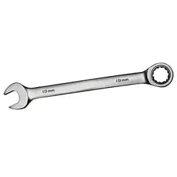 Ключ рожково-накидный Sigma с трещоткой 21 мм CrV satine (6022211)