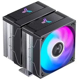 Кулер для процесора Jonsbo CR-3000E чорний алюміній/мідь 2x120 мм RGB для Intel 1851/1700/1200/115x AMD AM4/AM5
