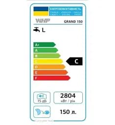 Бойлер комбінований накопичувальний водонагрівач WHP Grand 150 правий 2 кВт - мініатюра 7
