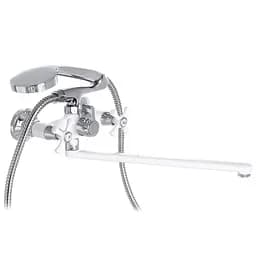 Змішувач для ванни Mixxus Omega 140 white MI2768 Білий матовий