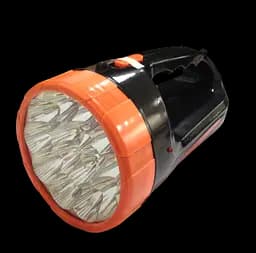 Ліхтар LED 5W ручний 15LED АКБ 2 режими + вилка 220V