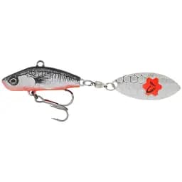 Тейл-спинер Savage Gear 3D Sticklebait Tailspin 80 mm 18 g Black Red