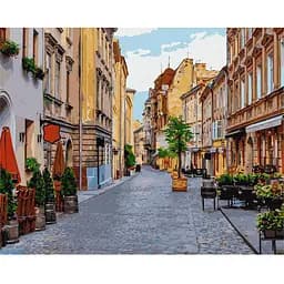 Картина за номерами Ideyka Вулички Львова KHO3594 40х50 см