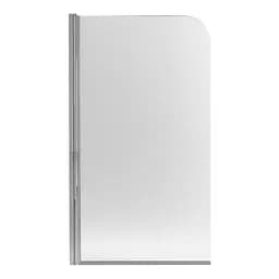 Шторка для ванны Qtap Standard CRM407513APL Pear, Левая, матовый, хром