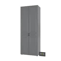 Шафа для одягу з полицями С-9.2 Антрацит/Асфальт Idea - мініатюра 3