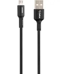 Кабель с подсветкой зарядный быстрый шнур Gelius 3a microUSB gp-uc100