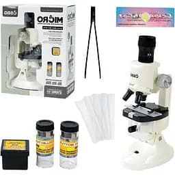 Дитячий мікроскоп для досліджень з підсвіткою та набором для експериментів