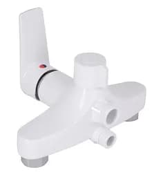 Змішувач для ванни Brinex 35W 005, Chrome/White (k35) BRIN35W005 - мініатюра 3