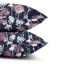 Комплект постільної білизни Cosas Botaniq garden CS1 Двоспальний синій (KulbabkyWhiteDBlue_El160-30RoseLight_180) - мініатюра 4