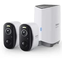 IP-камера відеоспостереження Baseus Security N1 Plus Outdoor Camera 2K 2-Cam Kit біла EU (S0TY002131)