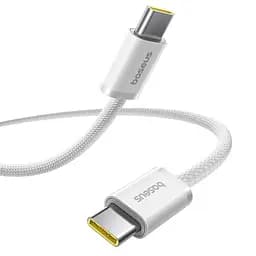 Кабель Baseus Dynamic 4 Fast Charging Data Cable Type-C to Type-C 100W 2m White - мініатюра 2
