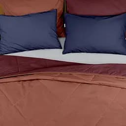 Покривало Cosas COPPER QUILT 105х140 см мідне (Blanket_101Copper-97Blueberry_105х140) - мініатюра 2
