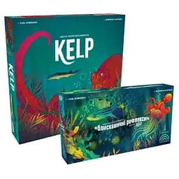 Настільна гра Ігромаг Kelp: Акула проти Восьминога (Kelp: Shark vs Octopus) + доповнення Блискавичні рефлекси (Brilliant Behaviours Mini Expansion Set) (укр.) (8089)