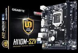Материнская плата Gigabyte GA-H110M-S2V LGA 1151v1 (GA-H110M-S2V) Б/У
