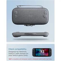 Кейс-чохол Spigen Klasden 2 Pouch для Nintendo Switch 2 Charcoal Gray (AGP10197) - мініатюра 8