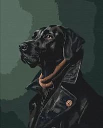 Картина по номерам на подрамнике Brushme Джентльмен в тренче