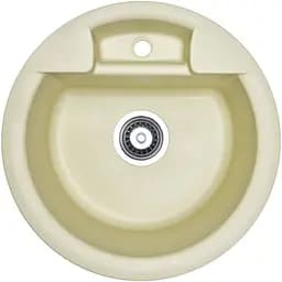 Кухонная мойка Adamant FINE ivory d 470x190 мм, без крыла d 47