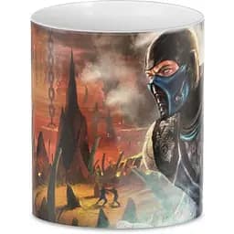 Кухоль GeekLand Mortal Kombat Мортал Комбат фан арт MK.02.47 330 мл білий