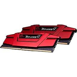 Модуль пам'яті DDR4 G.Skill Ripjaws V 2x16 GB 3600 MHz Blazing Red [F4-3600C19D-32GVRB] [102456] - мініатюра 4