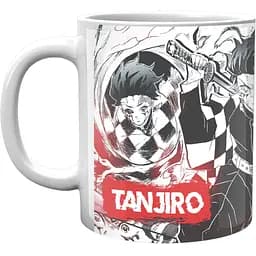 Кружка GeekLand Demon Slayer Клинок, рассекающий демонов Танджиро Черно-белый коллаж SL 02.447