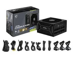 Блок живлення MSI MAG A1000GLS PCIE5 PCIE5 1000W - мініатюра 4