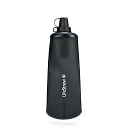 Пляшка-фільтр для води LifeStraw Peak Squeeze 1L Dark Grey (1033-LSW LSPSF1GRWW) - мініатюра 2