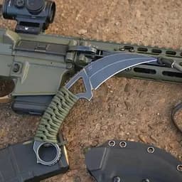 Ніж SOG Gambit XL Чорний-Оливковий - мініатюра 5