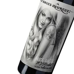 Вино Nice Angel Merlot IGP Pays D'Oc, червоне, сухе, 0,75 л - мініатюра 5